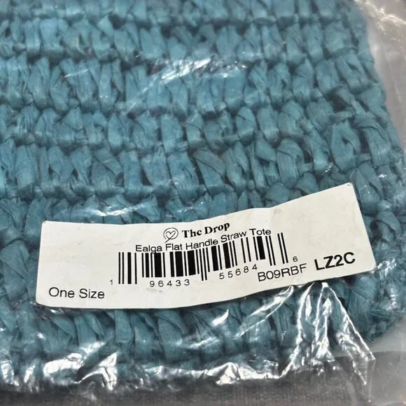 The Drop Women's Ealga Flat Handle Straw Tote - Picture 5 of 5